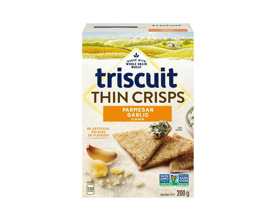 Triscuit Parmesan Garlic Thin Crisps Crackers - 200 g
