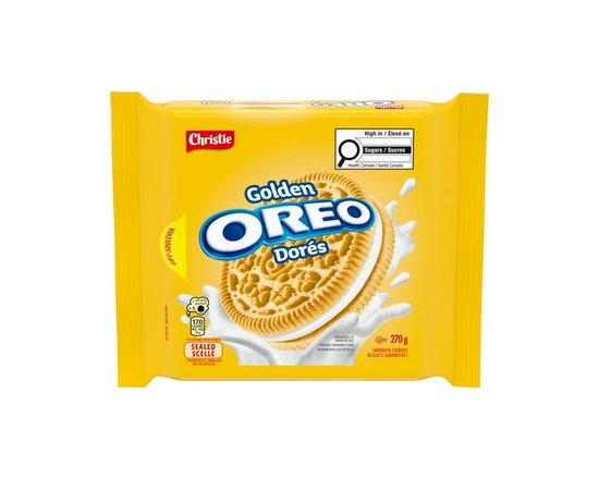 Oreo Golden Vanilla Sandwich Cookies - 270 g