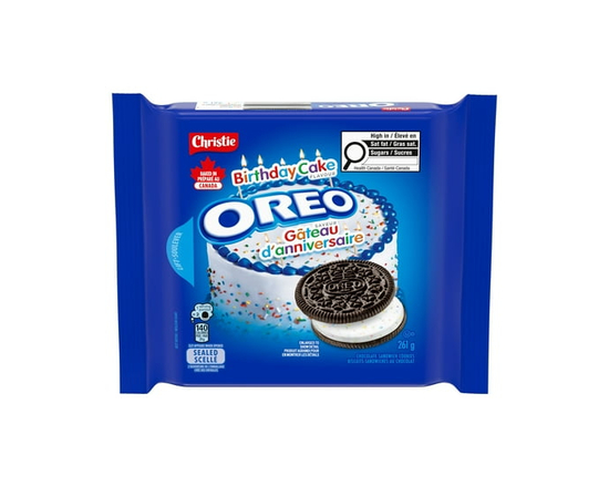 Oreo Birthday Cake Crème Cookies - 261 g