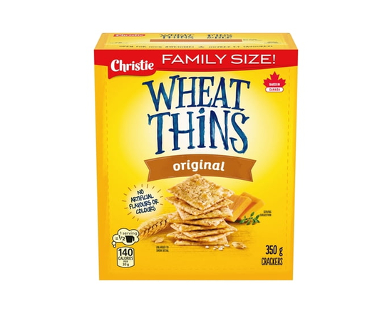 Wheat Thins Original Crackers, Family Size - 350 g
