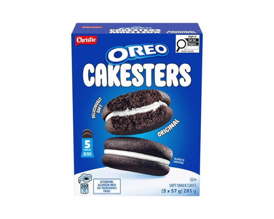 OREO Cakesters Soft Snack Cakes, Snack Packs 5x57g - 285G