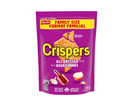 Crispers Saveur Assaisonnés Format Familial - 240 g