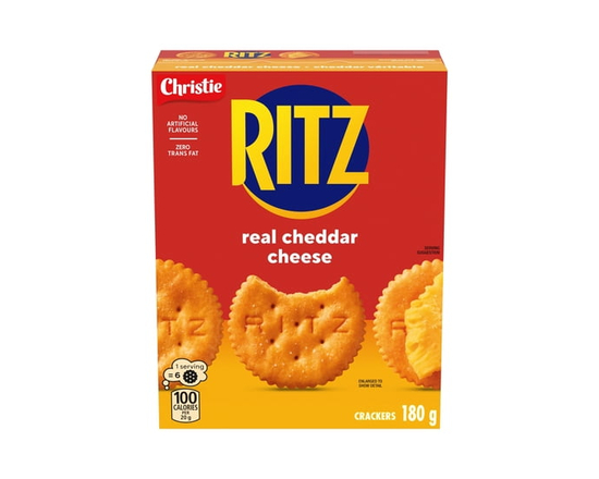 Ritz Real Cheddar Cheese Crackers - 180 g