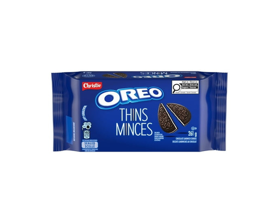 OREO Thins, Original Chocolate Sandwich Cookie - 261 g