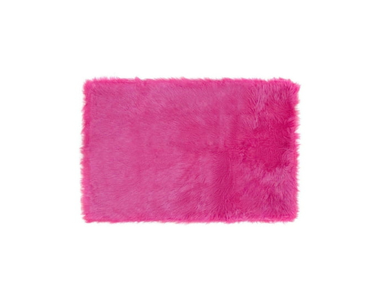 Home Décor Inc. Mainstays Kids Faux Fur Rug – Soft, Vibrant Accent Rug for Bedrooms & Playrooms, 30" x 45" - 30 x 45