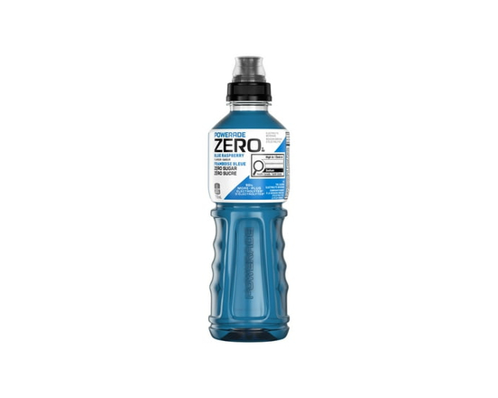 Powerade Zero Blue Raspberry Electrolyte Sports Drink, 710 mL Bottle - 710 mL
