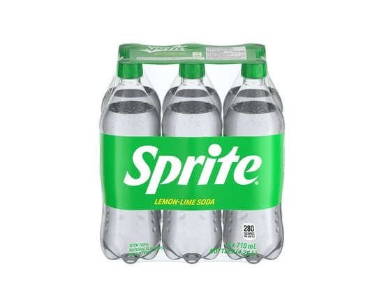 Boisson gazeuse Sprite citron-lime bouteilles, 710 mL, emballage de 6 - 710 ml
