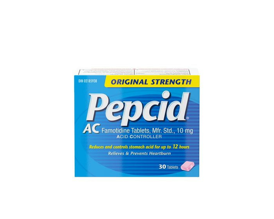Pepcid Original Strength, Acid Reducer and Antacid for Heartburn, 30 Count