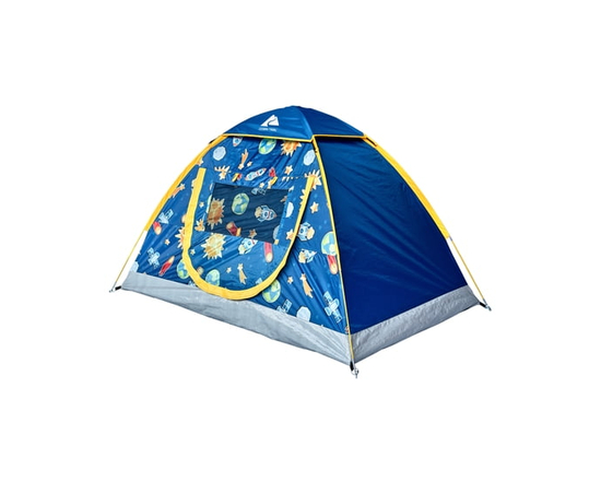 Tente de jeu pour enfants Ozark Trail, montage facile, motif spatial, bleue, idéale pour 2 enfants (bleu)