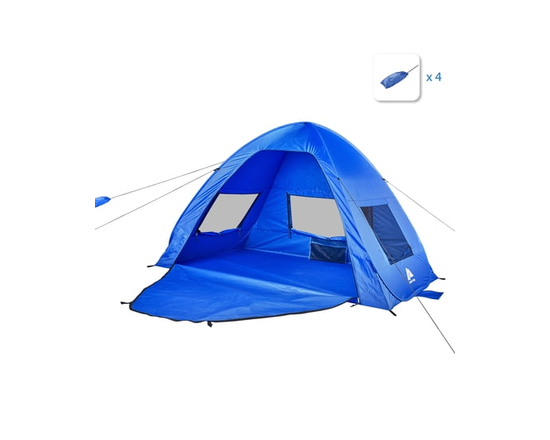 Ozark Trail Pop up Tent Shelter, Easy Set Up, 2 Person, Blue,Size: 78.7in W x 52in D x 50in H - 78.7in x 52in x 50inH