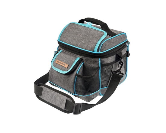 Ozark Trail 24 Can Soft Cooler, Vintage Fabric, Easy Access Lid, Insulated, Shoulder Strap Included, Grey Colour, Size: 24 Can.