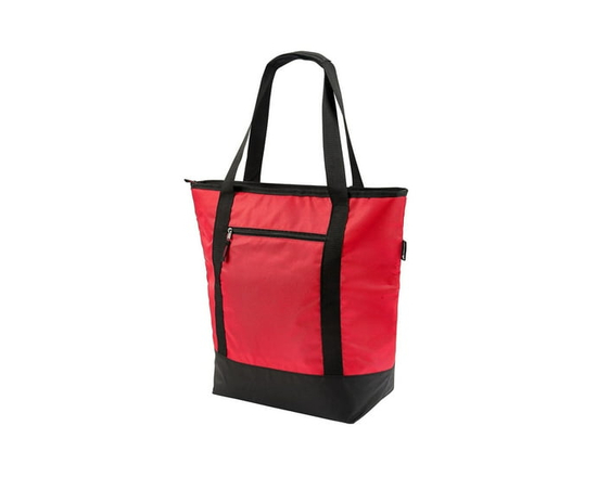 Ozark Trail Cooler Tote, Blue, 50 Can Capacity, For Camping, School, Work, Grocery Shopping or Picnics. (Red)
