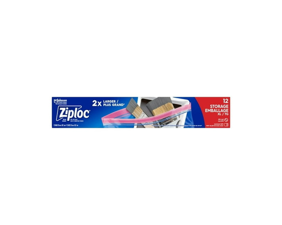 Ziploc Sacs de Conservation, Très Grands - 33 cm x 38,1 cm
