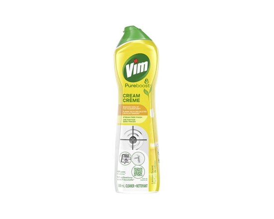 Vim PureBoost Lemon Scent Cream Cleaner 500ml - 500 ml