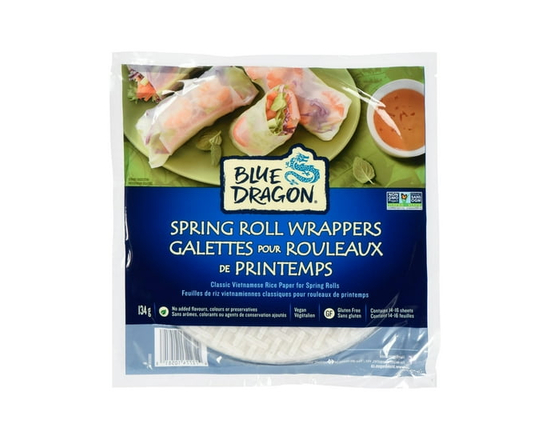 Blue Dragon Spring Roll Wrappers, 134gr - 134gr