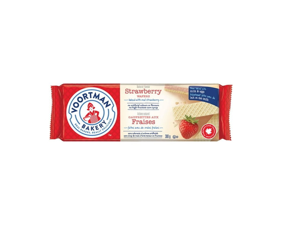 Gaufrettes aux fraises de VOORTMAN BAKERY - 300 g