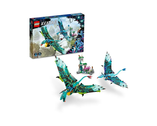 LEGO Avatar Jake & Neytiri’s First Banshee Flight 75572 Toy Building Kit (572 Pieces)
