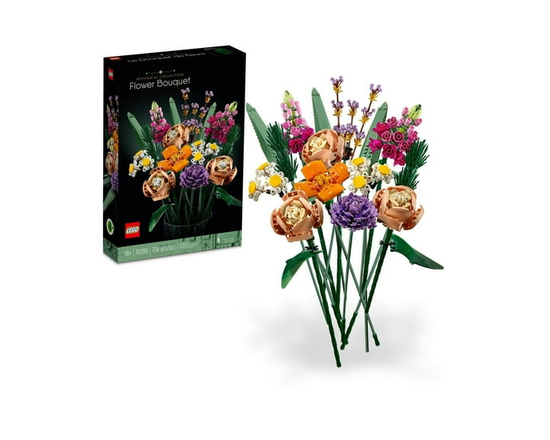 LEGO Botanicals Le bouquet de fleurs; plante artificielle, marguerite, pavot 10280