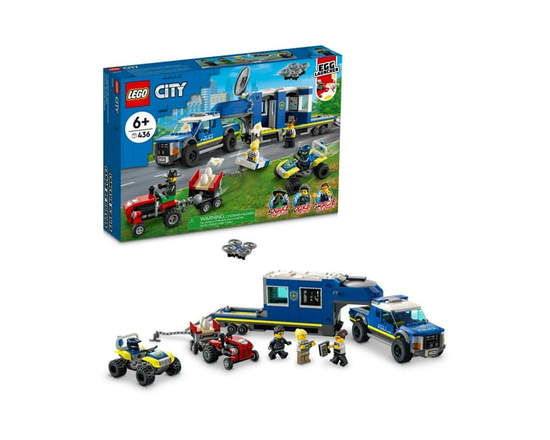 LEGO City Police Mobile Command Truck 60315 Toy Building Kit (436 Pieces)
