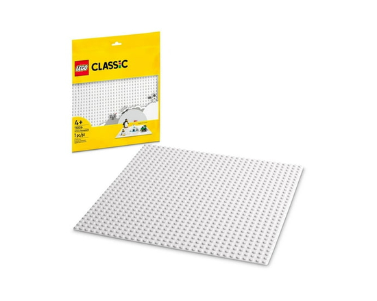 LEGO Classic White Baseplate 11026 Toy Building Kit (1 Pieces)
