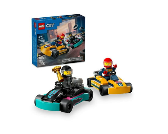 LEGO City Great Vehicles Karts et pilotes de course 60400 Ensemble de construction (99 pièces)