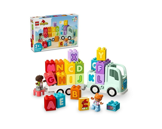 LEGO DUPLO Le camion alphabet; jeux pour enfants sur l’abc, jeux éducatifs 10421