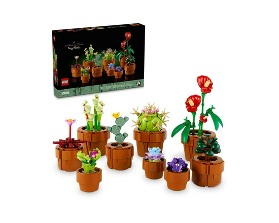 LEGO Icons Les petites plantes 10329 Ensemble de construction (758 pièces)