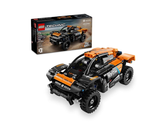 LEGO Technic NEOM McLaren Extreme E Race Car, Off-Road Pull Back Car Toy for Action Vehicle Role Play, Cool Toy for 7 Year Olds, McLaren Car Toy Gift 