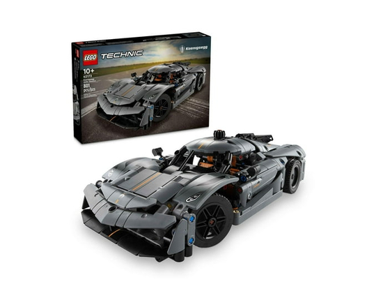 LEGO Technic L’hypervoiture Koenigsegg Jesko Absolut grise 42173 Ensemble de construction (801 pièces)