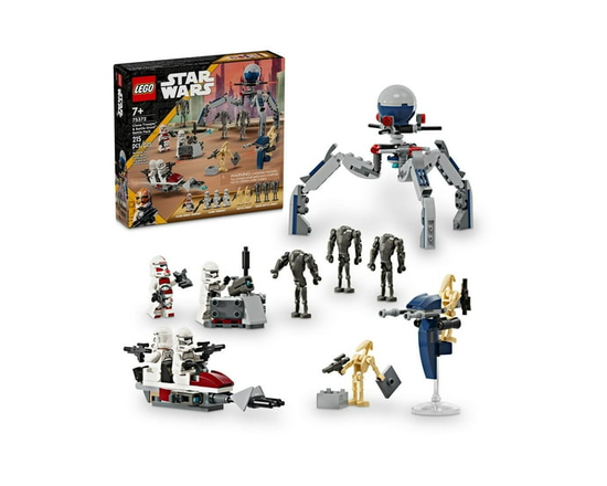 LEGO Star Wars Clone Trooper & Battle Droid Battle Pack 75372 Ensemble de construction (215 pièces)