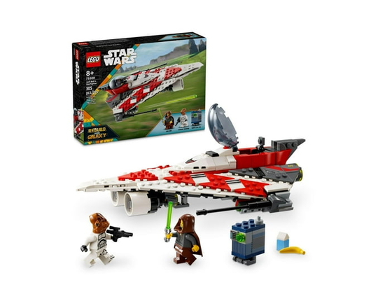LEGO Star Wars Jedi Bob’s Starfighter Building Toy, Star Wars Starship Birthday Gift for Kids, 75388
