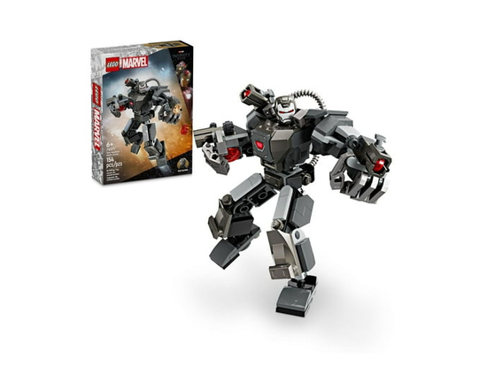 LEGO Marvel War Machine Mech Armor, Buildable Marvel Action Figure Toy for Kids with 3 Stud Shooters, Legendary Character from the MCU, Marvel Gift fo