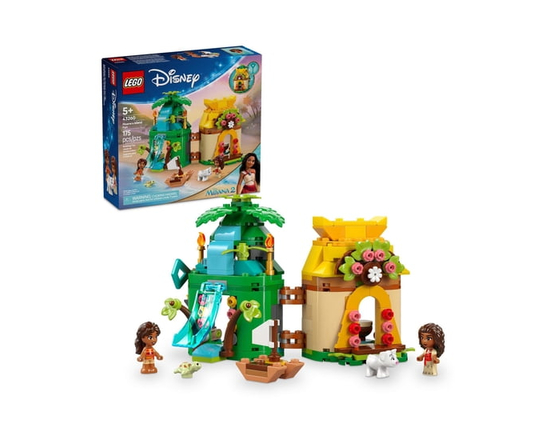 LEGO Disney Princess Les jeux de Moana sur l’île 43260 Ensemble de construction (175 pièces)
