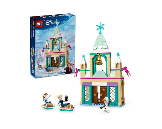 LEGO Disney Frozen: Arendelle Frozen Castle - Building Playset for Kids, Girls & Boys, Ages 5+ - Frozen Castle Toy for Fans with Princess Anna and Els