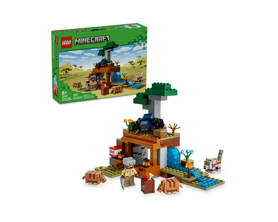 LEGO Minecraft L’expédition dans la mine du tatou 21269 Ensemble de construction (247 pièces)