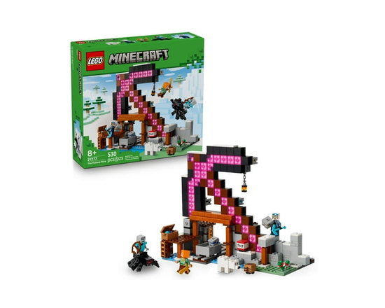 LEGO Minecraft the Pickaxe Mine Kids Toy - Building Set for Boys and Girls - Minecraft Toy for Gaming Fans 8+ - Includes Alex, Miner, and Stray Spider