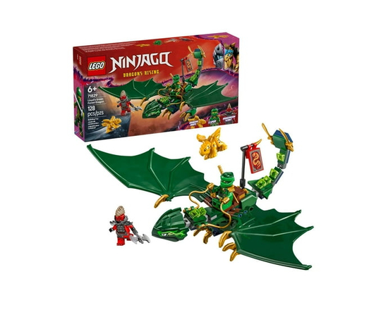 LEGO NINJAGO Lloyd's Green Forest Dragon Toy - Pretend Play Building Toy for Boys and Girls, Ages 6+ - Dragon Figurine with 2 Minifigures for Kids - G