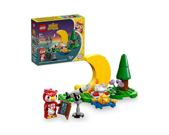 LEGO Animal Crossing Stargazing with Celeste Building Toy - Animal Crossing Toy Figure and Playset for Kids, Girls & Boys, Ages 6+ - Pretend Play Gift