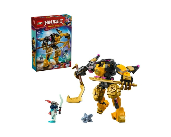LEGO NINJAGO Arin’s Spinjitzu Battle Mech Building Toy - Ninja Building Set for Kids, Ages 7+ - With Arin, Baby Ryu, & Villain Minifigures - Gift Idea