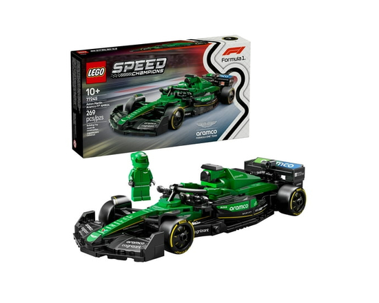 LEGO Speed Champions Voiture de course Aston Martin Aramco F1® AMR24 77245 Ensemble de construction (269 pièces) - Tel Que Spécifié