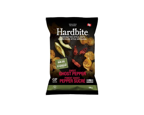 Hardbite Sweet Ghost Pepper Kettle Cooked Avocado Oil Potato Chips - 128 g