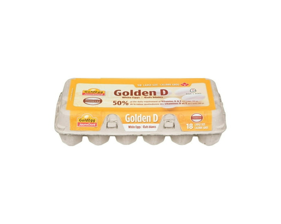 GoldEgg Golden D Vitamin D Enriched Large 18 Eggs - L