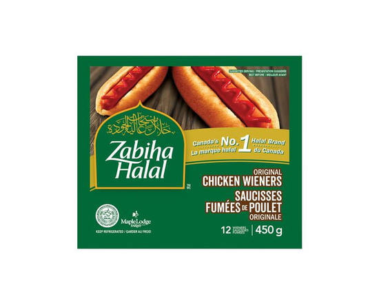 Zabiha Halal Original Chicken Wieners