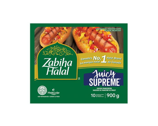 Zabiha Halal Juicy Supreme Frankfurters