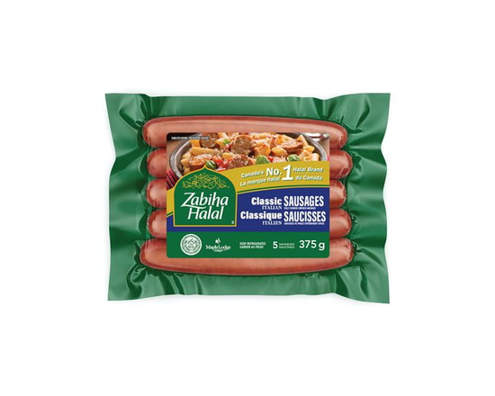 Zabiha Halal Fully Cooked Classic Italian Chicken Sausages