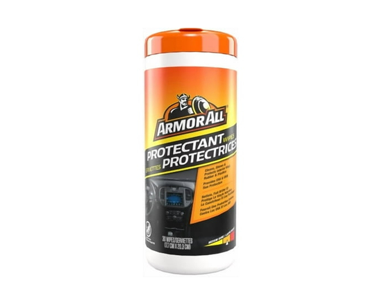 Armor All Original Formula Car Cleaning Protectant Wipes, 30 Count