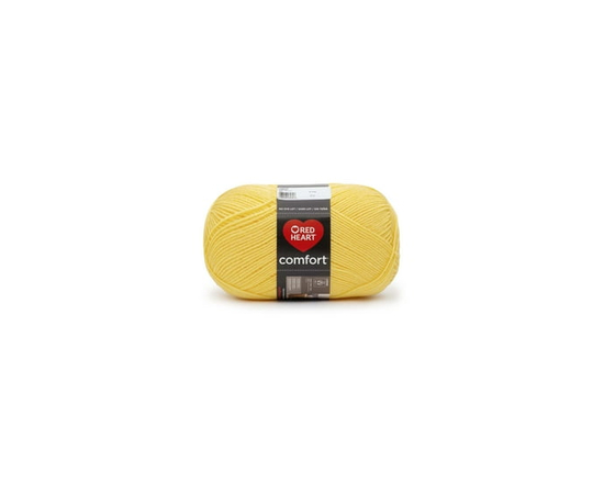 Red Heart® Comfort® Yarn, Prints, Acrylic #4 Medium, 12oz/340g, 649 Yards - Medium Weight #4 (Lemon)