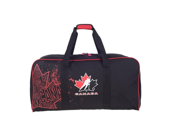 NHL 30" Hockey Bag, Large Sports Equipment Duffel Bag, 88L, Black - 30"