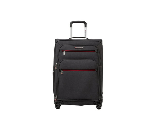 Air Canada Indigo Lite Collection Softside 28-Inch Checked Luggage, Expandable Large Spinner Suitcase with Rolling Wheels for Travel