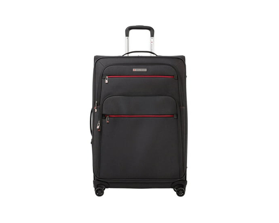 Air Canada Indigo Lite Collection Softside 28-Inch Checked Luggage, Expandable Large Spinner Suitcase with Rolling Wheels for Travel